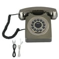 thumbnail image 1 of Teléfono multifunción vintage europeo para el hogar, llamadas de alta definición, botón grande transparente, bronce antiguo, 1 of 14