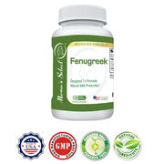Organic Fenugreek Capsules by Mamas Select – Natural Lactation Support for Breastfeeding Moms, Vegan & Allergen-Free, Promotes Milk Supply & Digestive Health, Non-GMO, USA-Made