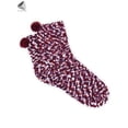 thumbnail image 3 of PULLIMORE Womens Fuzzy Cozy Slipper Socks Winter Warm Fluffy Plush Crew Sleeping Sock (Purple), 3 of 8