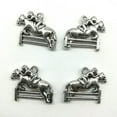 thumbnail image 3 of U8MO 10/30pcs knight horse antique silver charms pendants jewelry DIY 17*20mm-4pcs, 3 of 8