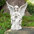thumbnail image 2 of Northlight 15.25" Angel Kneeling in Prayer Outdoor Garden Statue, 2 of 5