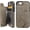 Gray, variant on Wallet Case for iPhone SE(2022) 5G/SE(2020)/7/8 with Card Holder, Embossed Butterfly Premium PU Leather Double Magnetic Buttons Flip Shockproof Protective Cover 4.7 inch (Blue)