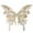 Gold, variant on HengDidi Sparkly Butterfly-Wings Accessory Gradient Feather Party with Elastic Straps Foldable for Carnival Birthday Events Decoration Performance Prop