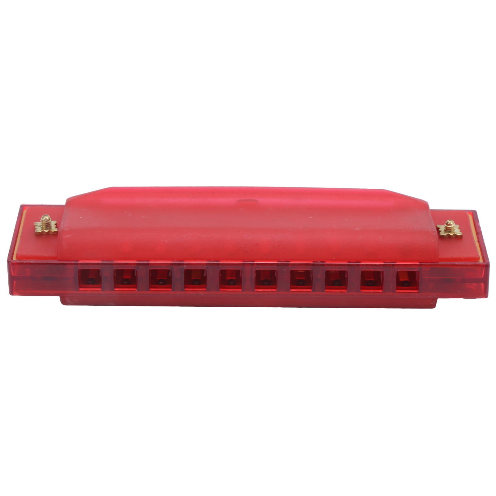 ANGGREK 10 Hole Harmonica,Harmonica Plastic Translucent 10 Hole with