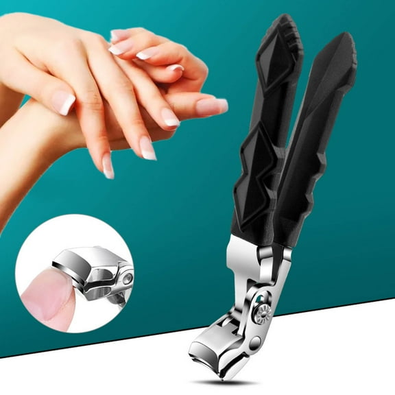 Outfany Clipmaster Pro Toenail Clippers 鈥?Large Angled Head Nail Clippers with Wide Opening