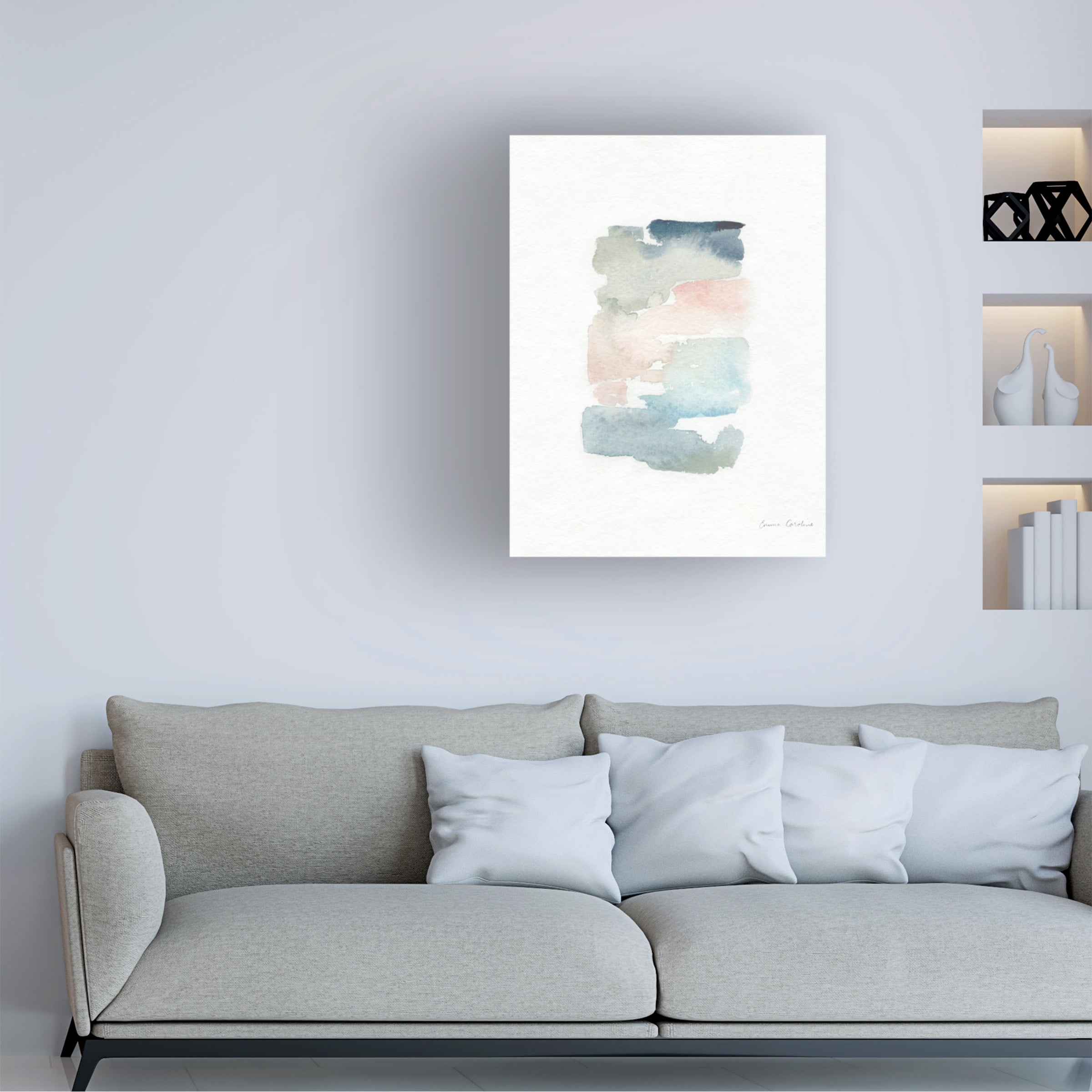 Emma Caroline 'Sea Glass Color Studies II' Canvas Art