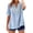 Light Blue, variant on Womens Summer Tops Short Sleeve Tshirts Shirts V Neck T Shirts Fashion Basic Tops For Woman Casual Tops For Women