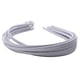 thumbnail image 4 of 10x Diadema Blanko Alice Band de satén envuelta para el cabello, para mujeres y niñas Blanco, 4 of 9