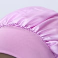 thumbnail image 2 of Dytern Winter,Wide Side Elastic Satin Sleeping Hair Loss Caps Chemotherapy Hats Beanie with Elastic Band for Women and Girls (Purple), 2 of 10