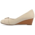 thumbnail image 3 of Journee Womens Graysn Comfort Insole Slip On Round Toe Wedge, Widths Available, 3 of 10