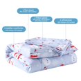 thumbnail image 2 of Juego de ropa de cama para niños pequeños JSD Muñeco de nieve azul 4 piezas microfibra, 2 of 8