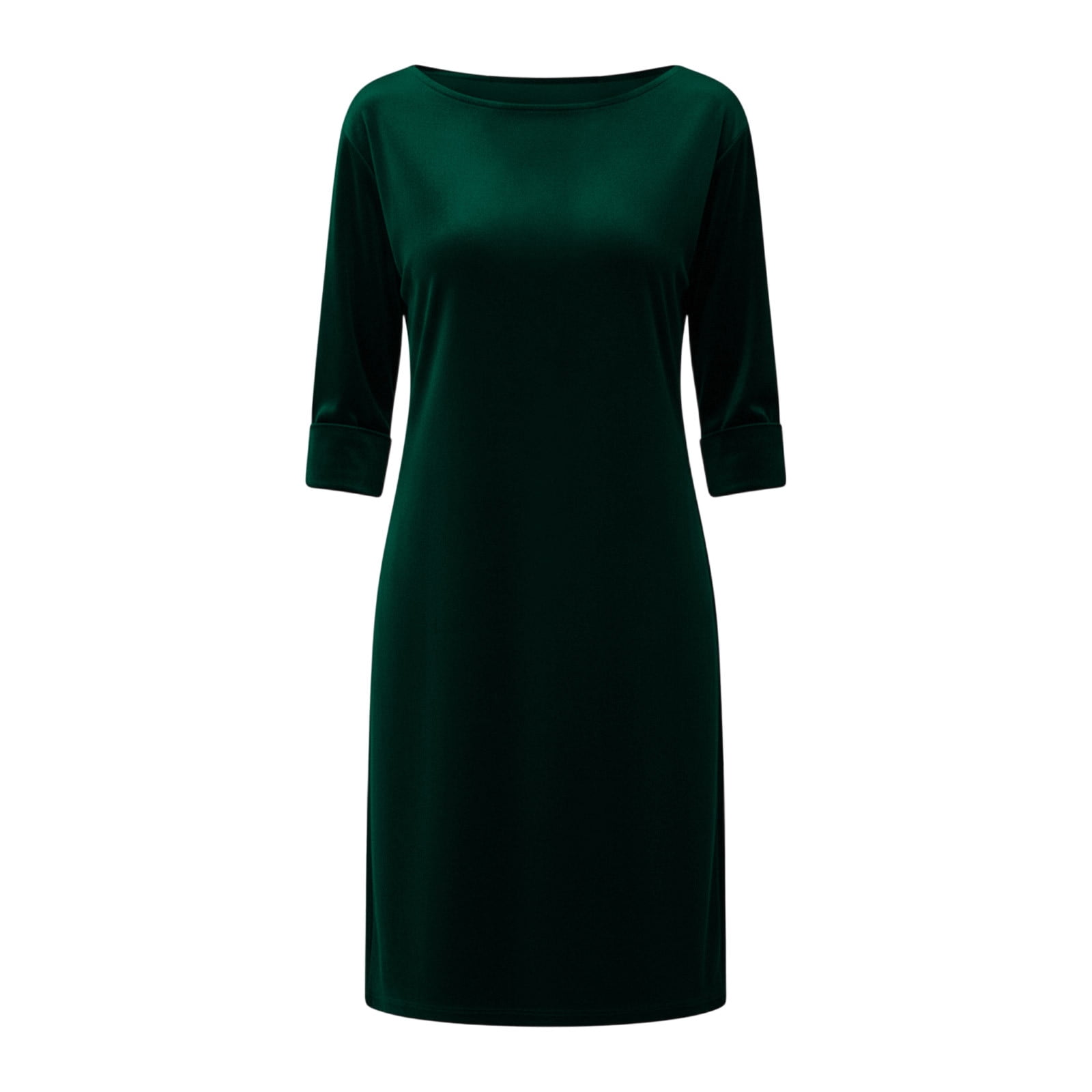 green velvet tunic dress Hunter Green Velvet Etta Mini Dress