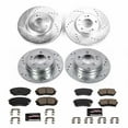 thumbnail image 3 of PowerStop Front and Rear Z23 Evolution Sport Carbon-Fiber Ceramic Brake Pad and Drilled & Slotted Rotor Kit Fits: KIA Select Models K8628, 3 of 10