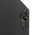 thumbnail image 6 of Creative Co-Op Hexagonal Carved Wood Framed Wall Mirror, Black, 6 of 8