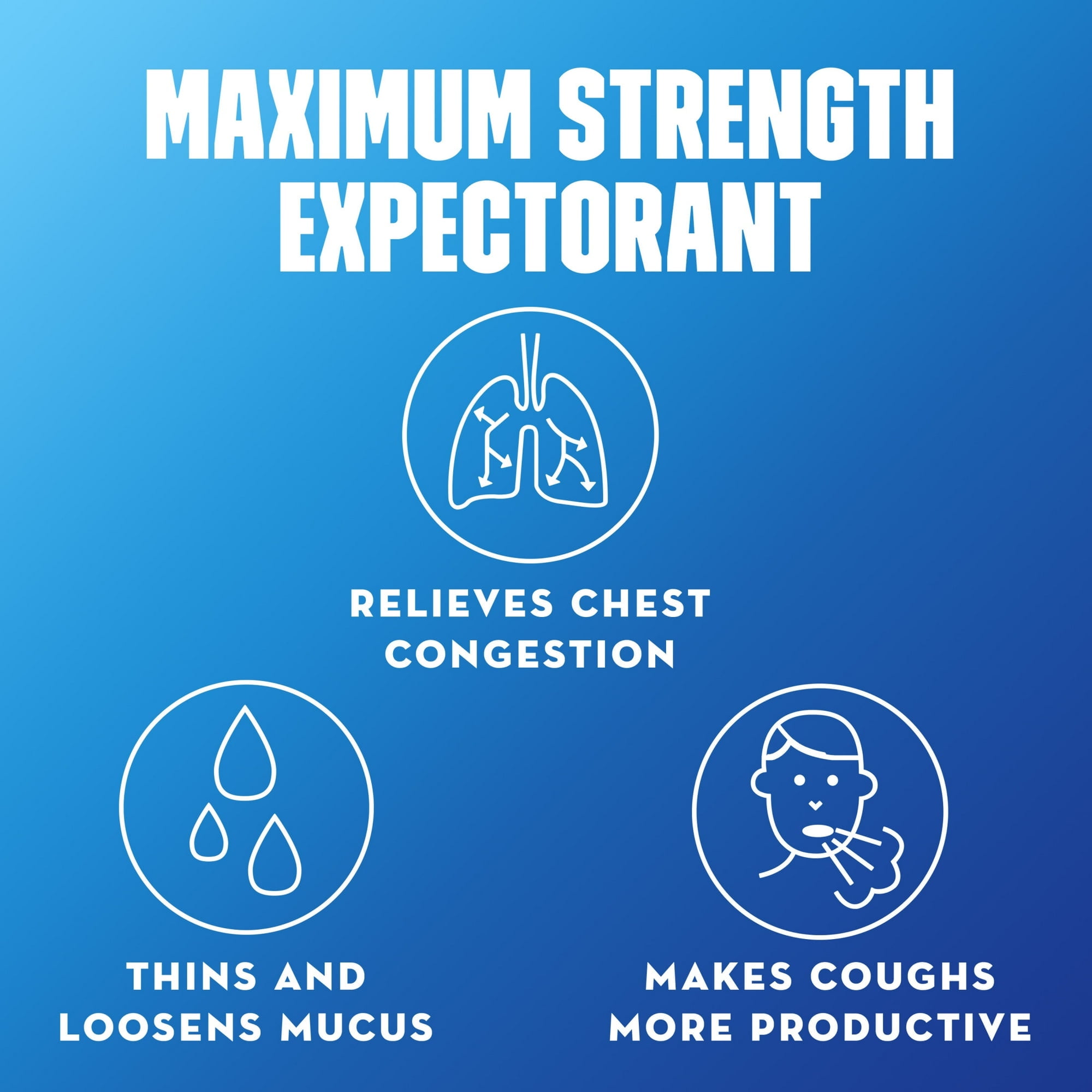 Mucinex Maximum Strength 12 Hour Extended Release Tablets for Chest Congestion, 1200 mg, 42 Count
