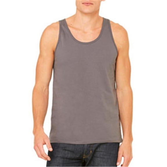 Canvas 3480 Unisex Jersey Tank - Asphalt - Extra Large