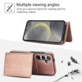 thumbnail image 2 of Decase for Samsung Galaxy A15 Flip PU Leather Back Cover with 2-in-1 Detachable Magnetic Wallet with 5 Card Slots Compatible Mag-Safe and RFlD Blocking Kickstand and Wireless Charging,Rosegold, 2 of 6