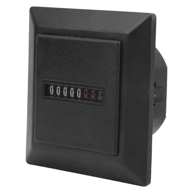 Digital Maintenance Reminder, High Accuracy Professional 50Hz Digital Hour Meter LCD Display For Air Compressor For Cranes For Engineering Machinery