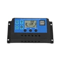 thumbnail image 4 of Controlador De Panel Solar 30A, Múltiples Protecciones USB Dual Control PWM De 3 Niveles Carga Controlador De Carga Solar Universal 30A Para Paneles Solares De 12V/24V, 4 of 7