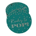 thumbnail image 1 of Inkdotpot Real Rose Gold Foil Ready To Pop Baby Shower Tags Favor Hang Paper Tags 100 Pieces, 1 of 6