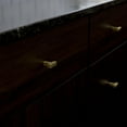 thumbnail image 4 of Franklin Brass P46678k-B3 Simple Modern Square 1-1/4" Bar Cabinet Knob - Gold, 4 of 7