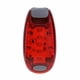 thumbnail image 2 of 5 LED Trasera Bicicleta Advertencia Seguridad Lámpara Mochila Luces para Correr () Rojo, 2 of 2