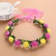 thumbnail image 1 of Nvzi Diademas de flores para mujer, corona de flores para novia, suministros para fiestas de bodas, guirnaldas florales, corona para el cabello, diademas florales, A11, 1 of 5
