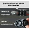 thumbnail image 3 of TIMIFIS Bike Lock Bicycle Lock Anti-Theft Universal Bicycle Lock Chain Lock Mountain Bike Lock Christmas Gifts, 3 of 4