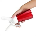 thumbnail image 4 of DISPENSADOR DE CREMA DE POSTRE BATIDA DE ALUMINIO ROJO 250ML ESPUMA PORTÁTIL PARA CAFÉ CAPPUCCINO, 4 of 7