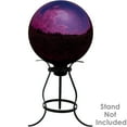 thumbnail image 6 of Sunnydaze Mirrored 10" Merlot Stainless Steel Outdoor Gazing Globe (2 Count), 6 of 7