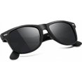 thumbnail image 1 of A pair of polarized sunglasses for men and women, vintage sunglasses, black, 1 of 2