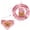 Pink, variant on Small Pet Cat Costume Set, Cat Hat & Pet Triangular Scarf, Cat Outfit & Cat Clothes for 4-9 lb Pets, Birthday & Halloween, Red