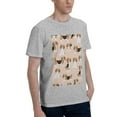 thumbnail image 2 of Bingfone Beagle Dog On Brown Men'S Loose Fit Short-Sleeve Pocket T-Shirt, 2 of 7