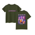 thumbnail image 1 of Moonsky Camisetas pop Hunt-ers de manga corta, jersey con estampado HUNTR/X, camisetas de verano, camisetas casuales holgadas para niñas, ropa gráfica Verde militar 130, 1 of 4