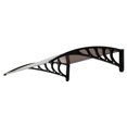 thumbnail image 3 of 40" x 36" Household Application Door Window Rain Cover Eaves awning Front Door Canopy Patio Cover Yard Garden, 3 of 29