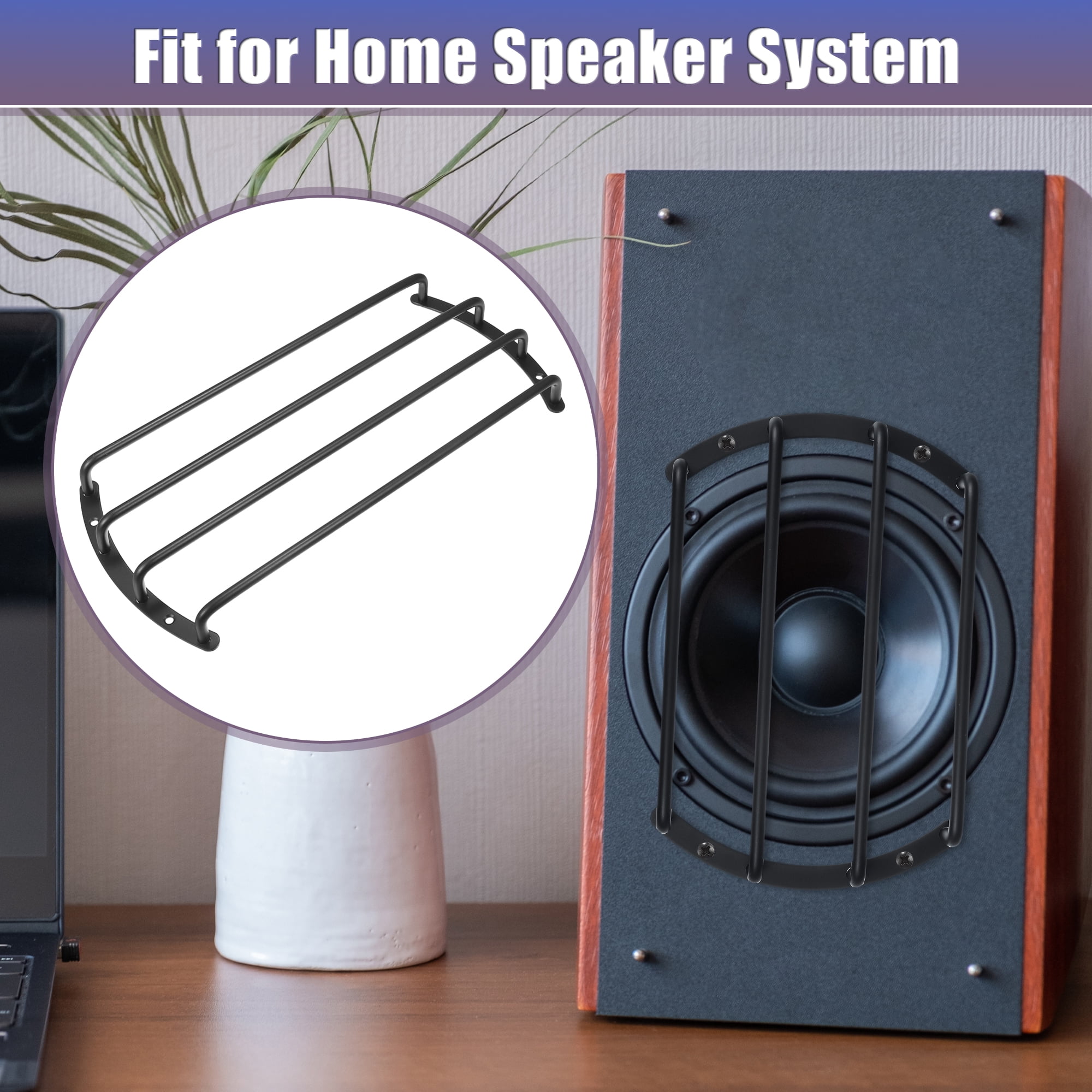 Unique Bargains Universal Speaker Grill Bar Audio Speaker Subwoofer Cover with Screws 12"