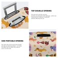 thumbnail image 3 of Kdxio Dogs In Different Poses Pattern Luggage Cover for Travel,Elastic and Durable,Fits 18-32 Inch,Anti-Scratch Suitcase Protector-No luggage included, 3 of 5