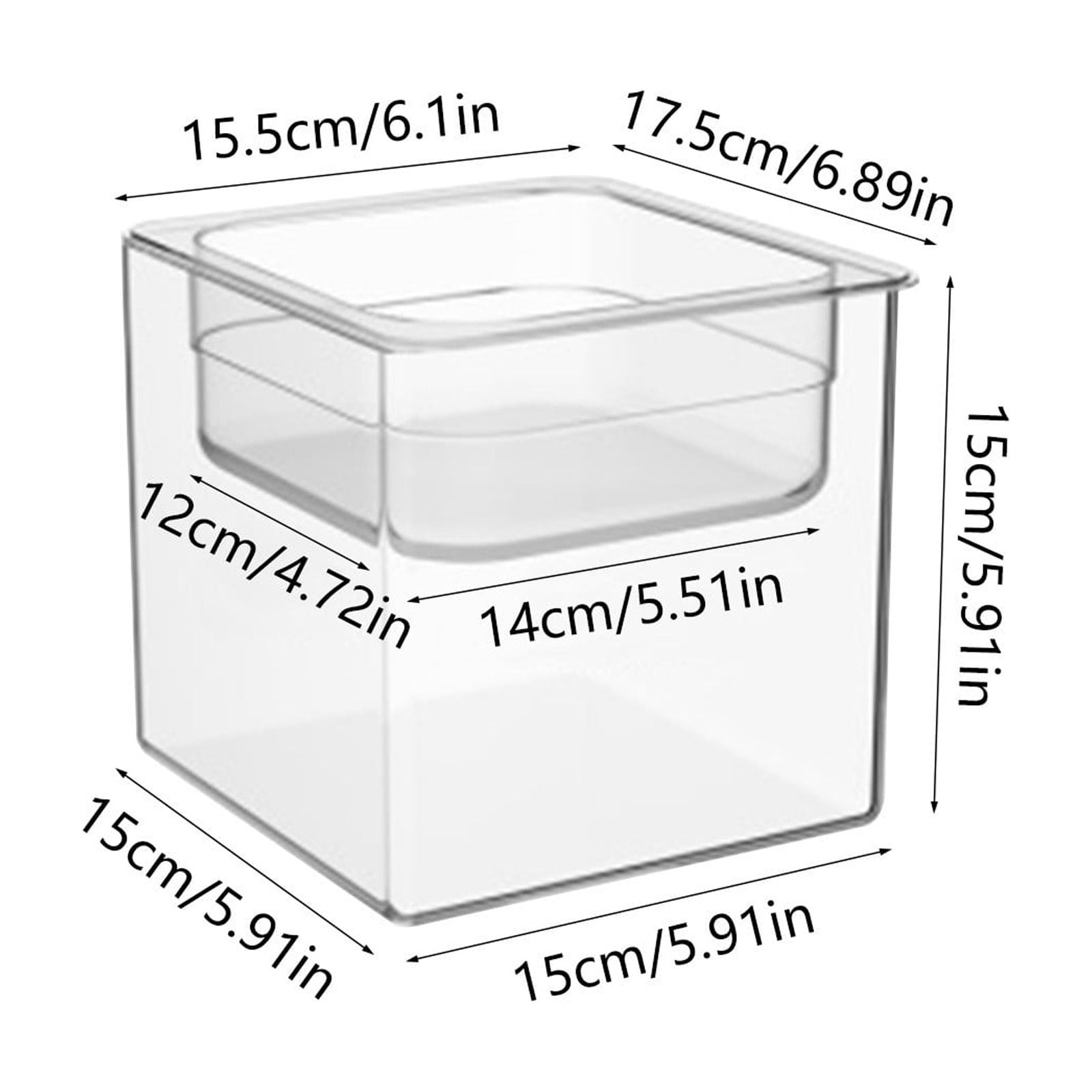 Multifunctional Clear Fish Tanks, Drop-Resistant Desktop Fish Tanks,Fish Bowl Room Decoration,for Family Friend