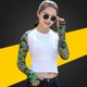 thumbnail image 2 of Camuflaje GreenCooling Shawl Arm Sleeves Protección UV Protector solar con agujero para los dedos para mujeres, 2 of 5