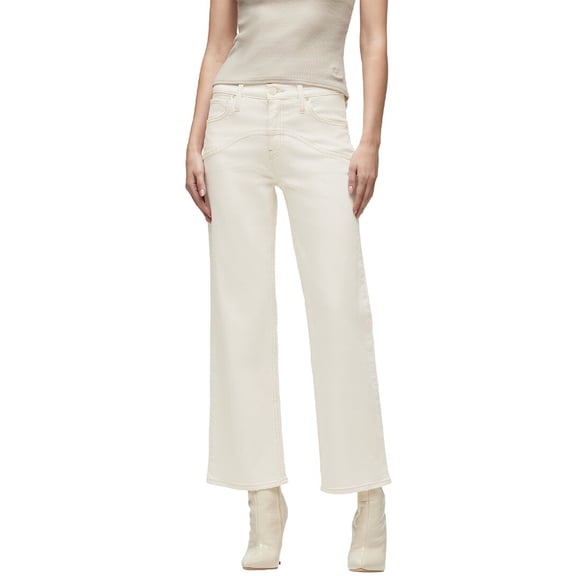 HUDSON Jeans womens Rosie Ecru Wide Leg Jean, 25