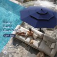 thumbnail image 2 of MF Studio 10ft Patio Umbrella 3 Tier Vented Outdoor Market Umbrella with Crank and Tilt All Aluminum Frame Navy Blue, 2 of 8