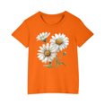 thumbnail image 1 of RXIRUCGD 2025 Vêtements d'Été pour Enfants T-shirt Imprimé Mode Mignon Col Rond Manches Courtes, 1 of 5
