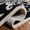 thumbnail image 5 of Safavieh Soho Tapis Rond Noir / Ivoire, 5 of 5