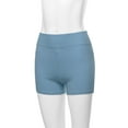 thumbnail image 5 of A2Y Women's Basic Solid Premium Cotton High Rise Bike Shorts Titanium M, 5 of 5