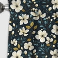 thumbnail image 2 of Designart "Ivory Grace In Minimalist Florals" Floral Blackout Curtain Single Panel, 2 of 4