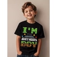 thumbnail image 2 of Im The Birthday Boy Video Gamer Pixel Gaming Birthday Party Funny Aesthetic Graphic Kid TShirt Fashion Kid T Shirts Trendy Cool Tops Tees for Kid, 2 of 4