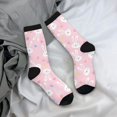 thumbnail image 5 of Logiee Easter Cute Rabbit Print Adult Socks for Men & Women,Calf Socks, Ankle Socks,Boots Socks,Breathable Casual Sock,Unisex Crew Socks, 5 of 6