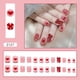 thumbnail image 1 of Parche para uñas HUOGUO Red Bow, adhesivo extraíble, 24 unidades, 1 of 2