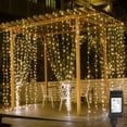thumbnail image 1 of Cortina de luz LED de bajo voltaje 3*3m 300 luces Barra de hielo Luz Estrella Sincero Electrónica, 1 of 5