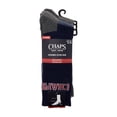 thumbnail image 2 of Chaps Embroidery Athletic Crews 3-Pack Men's Sock Size 10-13, 2 of 5